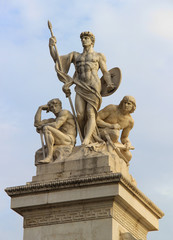 Fototapeta na wymiar La Force - Monument Victor Emmanuel II à Rome