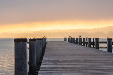 Morgensonne am See