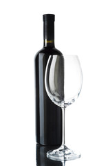 Wine and glass