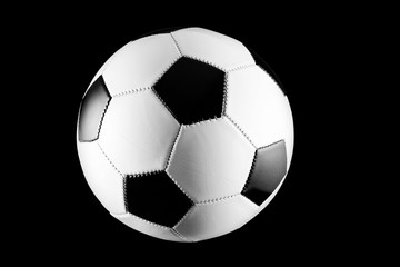 Fototapeta premium Soccer ball black and white