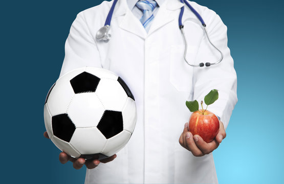 Doctor With Soccer Ball