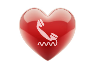 Heart Contact Icon
