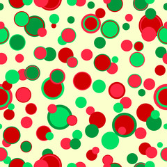 Abstract circles Christmas