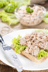 Fresh made Tuna salad sandwich