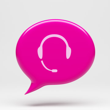 Chat Bubble Contact Icon