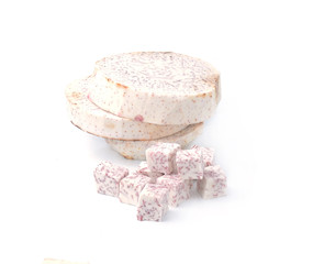 taro isolated on white background