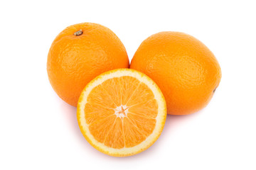 orange isolated on white