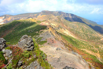 安達太良山稜線