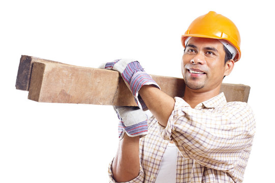 Happy Construction Worker