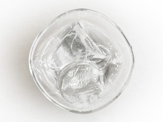 Glassof water  with ice