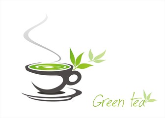green tea, tea leaves , business logo design, India