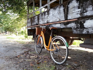 Bicycle and old truck