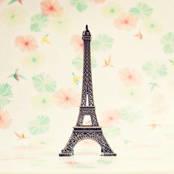 Vintage Eiffel tower replica