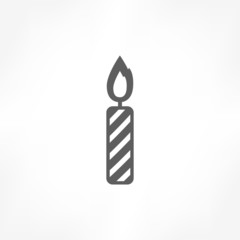 Fototapeta premium candle icon