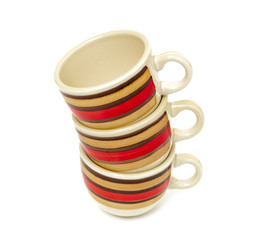 stack of cups