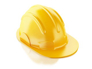 Construction Helmet. 3d illustration