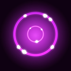 Abstract background with violet circle