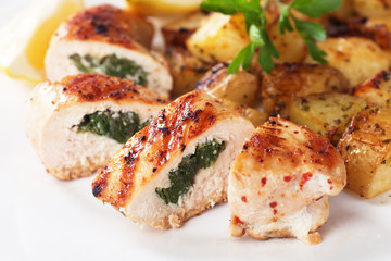 Stuffed chicken breast