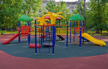 children playground in the park