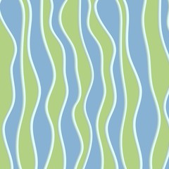 Vintage waves vector pattern
