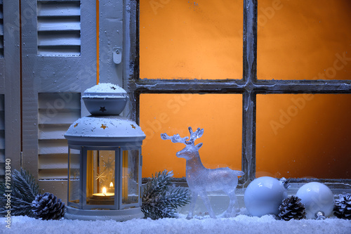 свеча фонарь праздник снег candle lantern holiday snow без смс