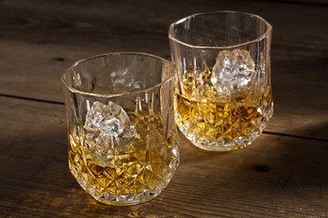 Alcoholic drink in glass