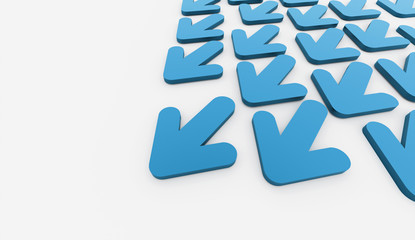 Blue arrows business