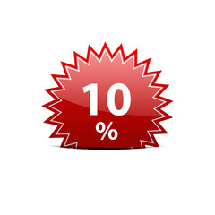 Vector sign discount 10%