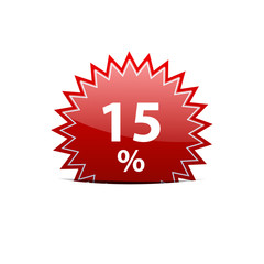 Vector sign discount 15%