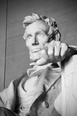 Abraham Lincoln statue, Lincoln Memorial, Washington