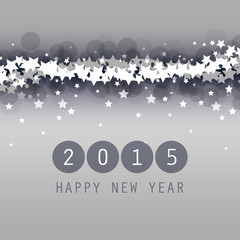 Fototapeta na wymiar New Year Card, Cover or Background Template - 2015