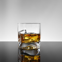 Whiskey with ice