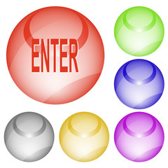 Enter. Vector interface element.