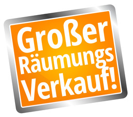 Großer Räumungsverkauf