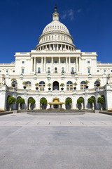 United States Capitol Government building in Washington.