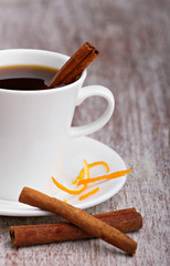 espresso with cinnamon