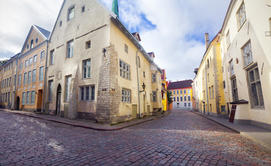 View of beautiful old town Tallinn. Estonia