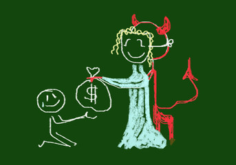 préstamo de dinero con mentiras