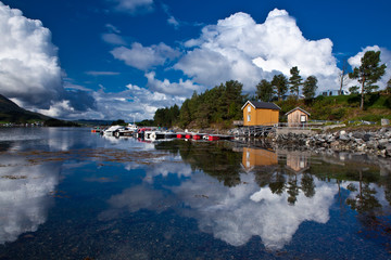 Norway - Fjord reflection