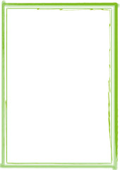 Rahmen grün striche