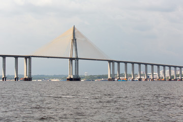 The Manaus Iranduba Bridge,bridge over the Rio Negro,Brazil