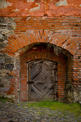 Fototapeta na wymiar Old fortress door
