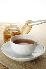 温かジンジャーティー