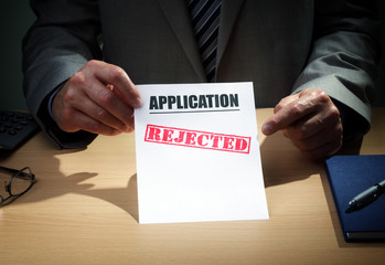 Application rejected