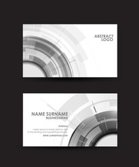 Business card vector design template.