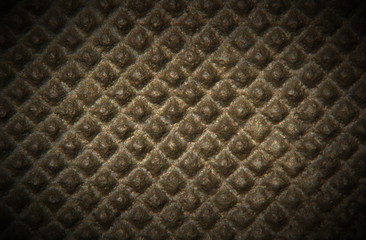 Close-up of a nubby metal surface