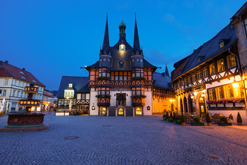 Fototapeta na wymiar Marktplatz Wernigerode