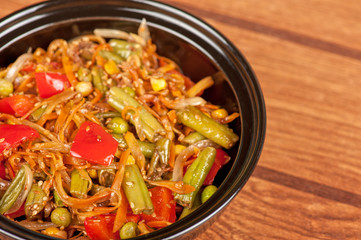 warm vegetable salad