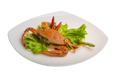 Boiled crab