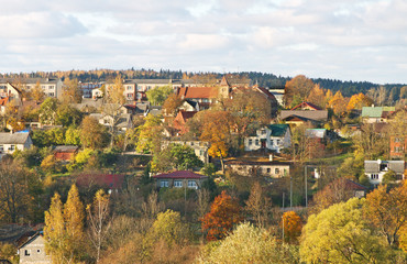 View to the town.